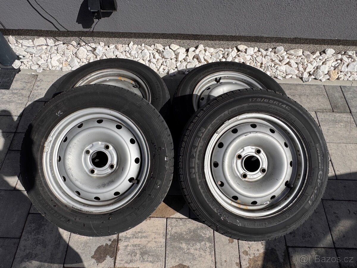 175/65R14C letní sada kol 4x108