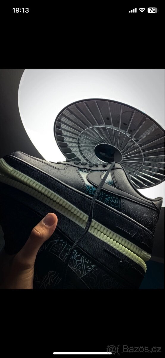 nike air force 1 space jam/computer chip