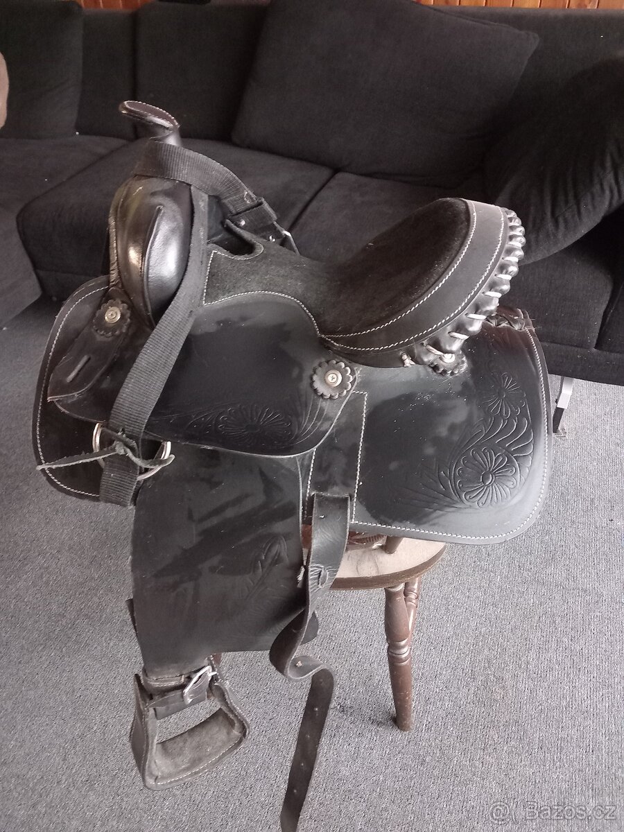 Westernové sedlo dětské