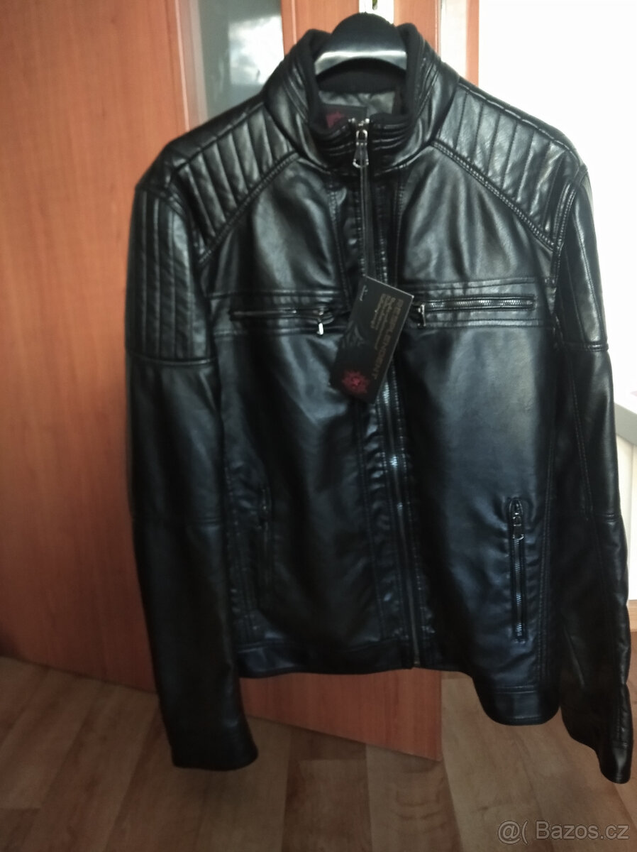 Pánská nová koženková bunda Resplendent 3XL