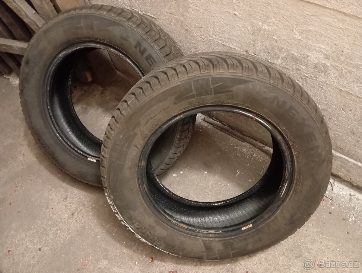 2 ks zimní pneu Nexen 195/65 R15 91T