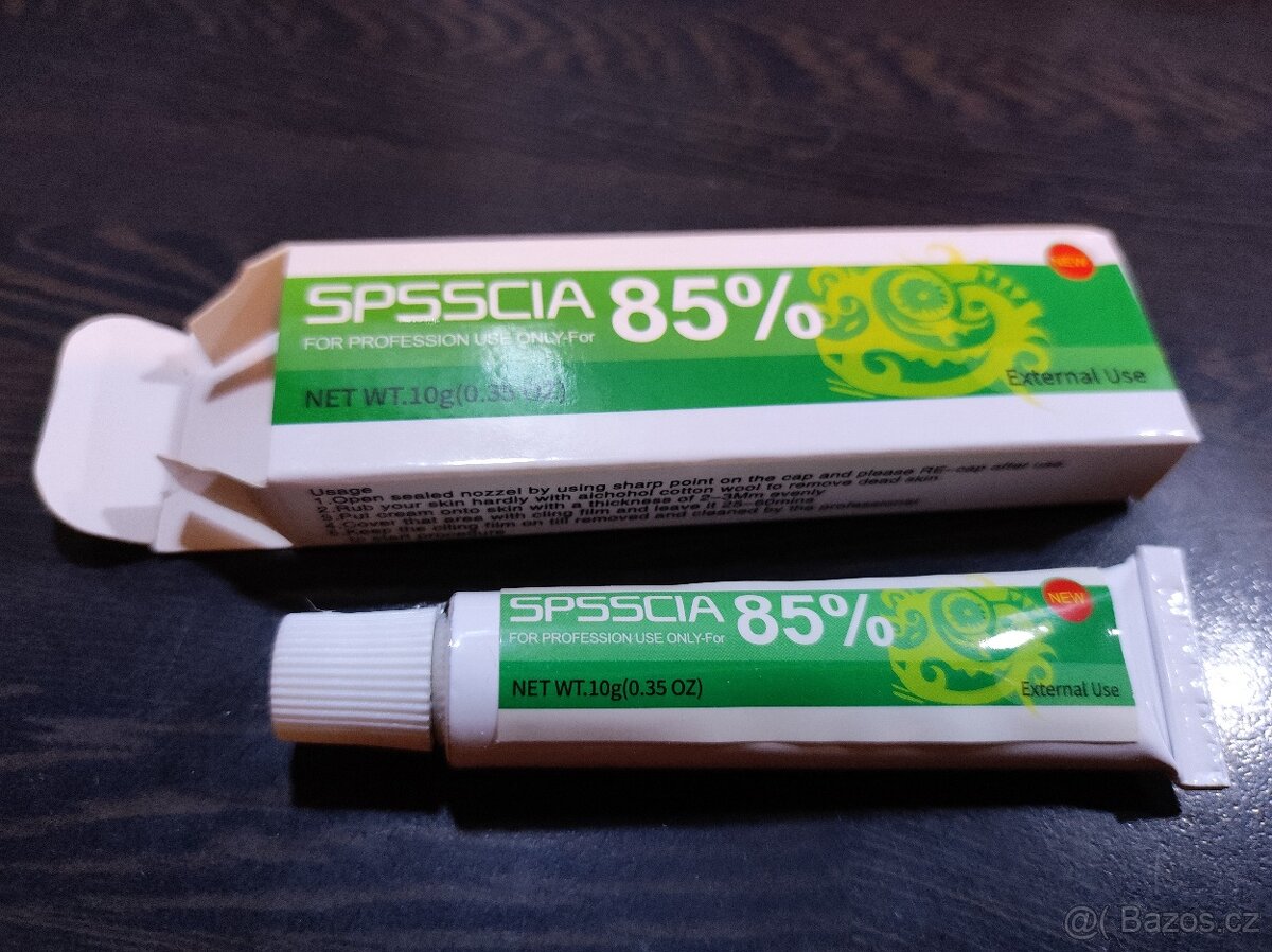 Anesteticka mast SPSSCIA 85% novinka
