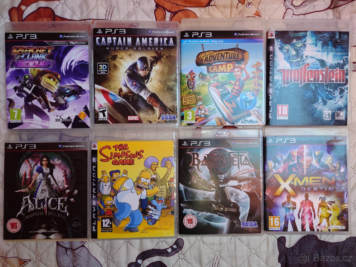 Hry pro PlayStation 3 - PS3 posílám i zásilkovnou.
