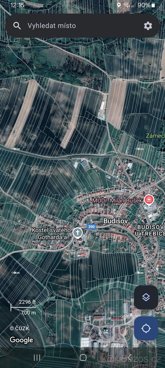 Zahrada, les, stodola