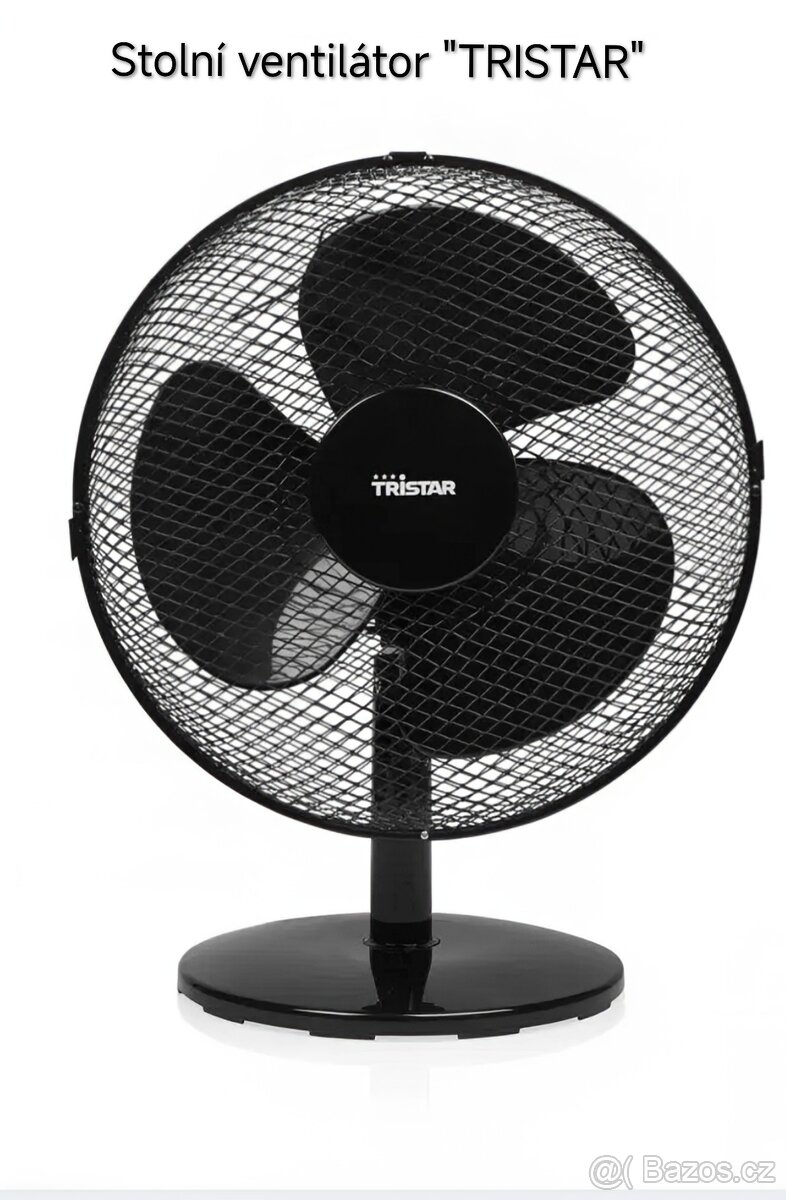 Stolní ventilátor -"TRISTAR". NOVÝ Původní balení. 30 cm