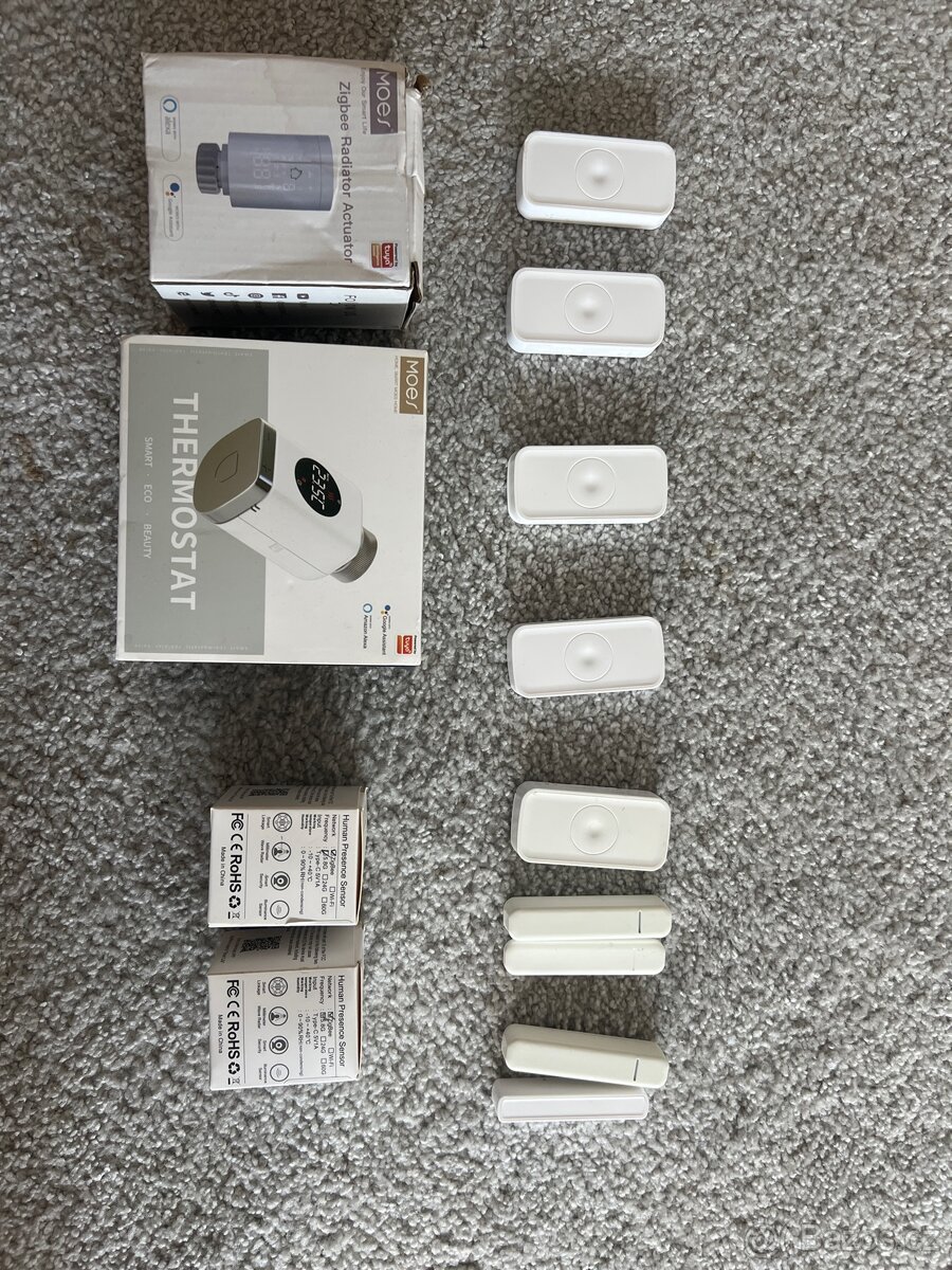 Zigbee zařízení - přebytky