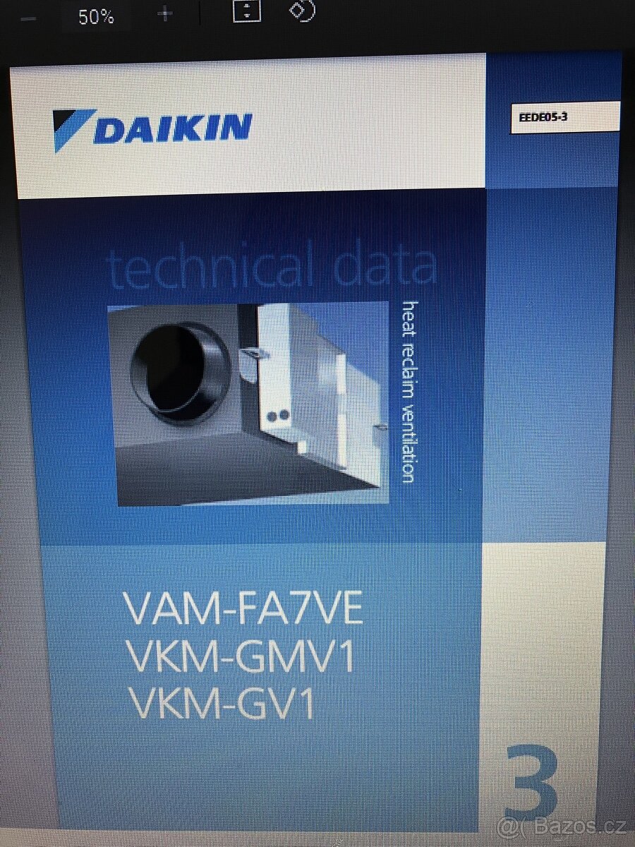 Daikin rekuperační jednotka