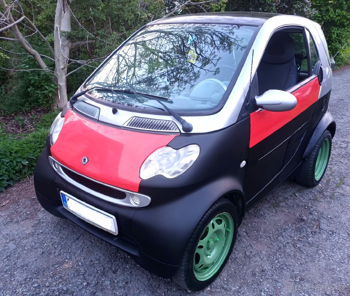 SMART fortwo 0.7i Turbo - panorama-klimatizace