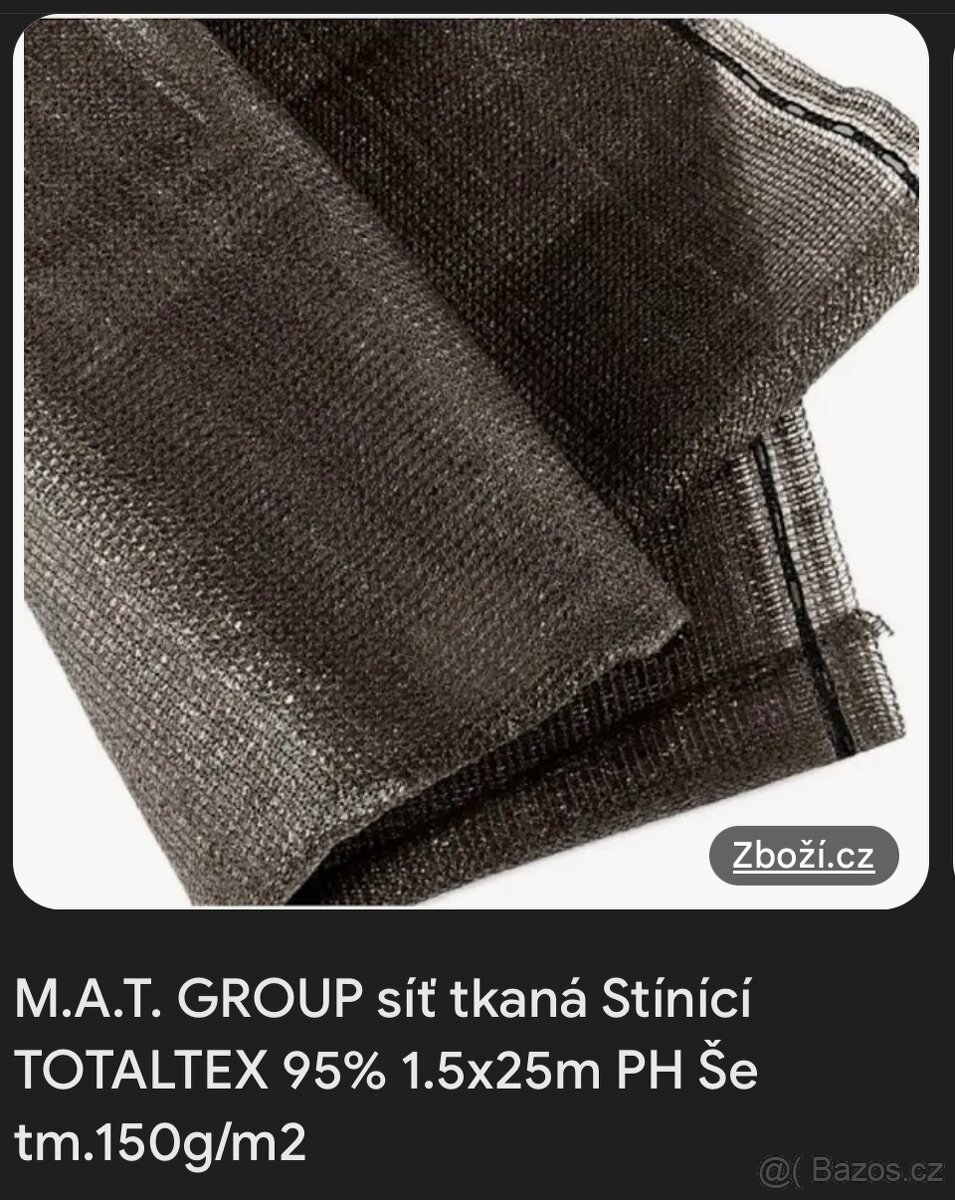 Stínící tkanina
