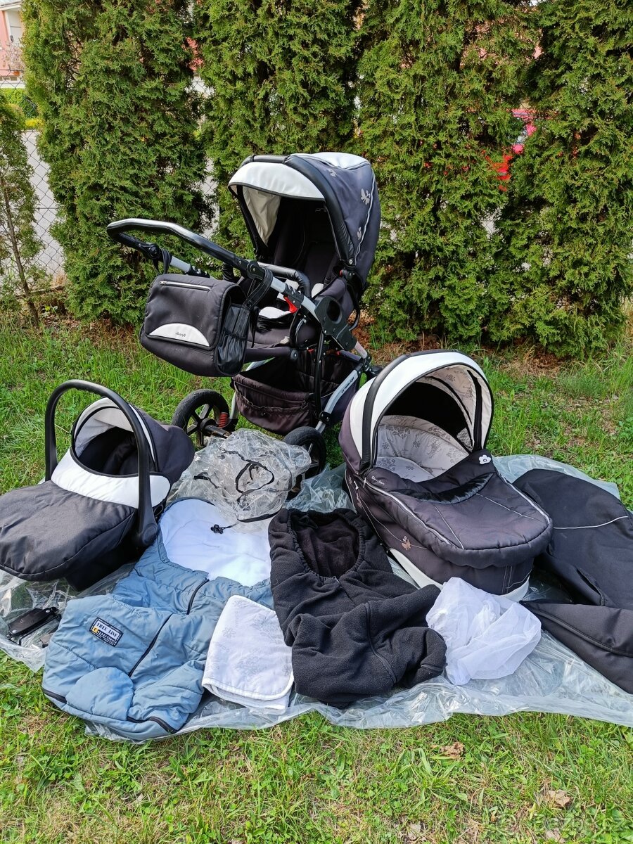 Trojkombinace kočárek Dorjan Prestige Butterfly