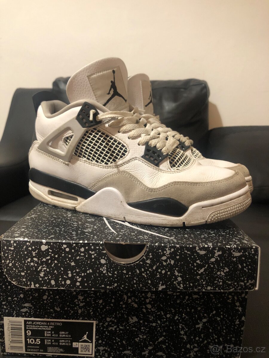 Prodám boty Jordan 4 Military Black