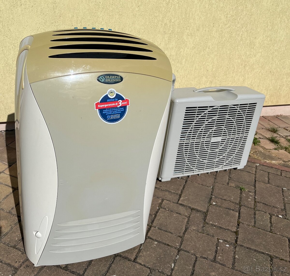 Prenosna vykonna 3kW split klimatizace pro balkon
