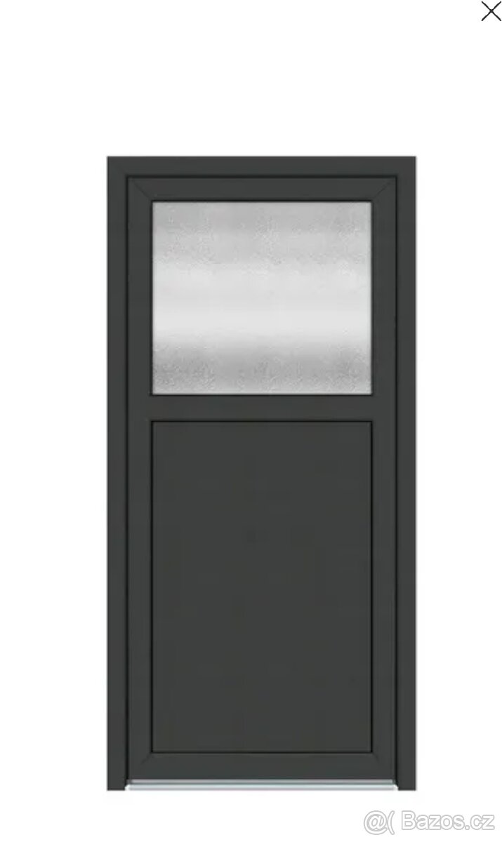 Dveře vchodové plastové
