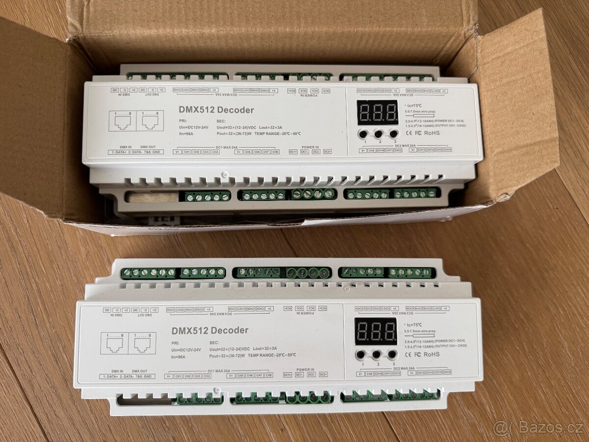 DMX512 dekodér 32CH