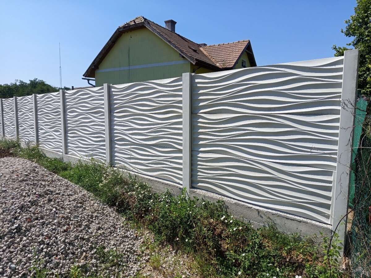 Betonový plot