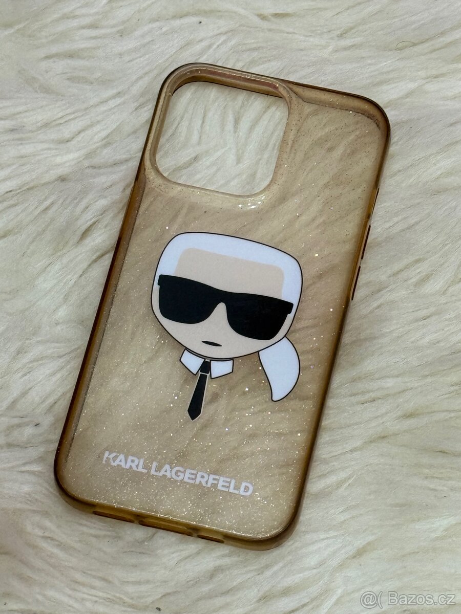 Třpytivý kryt na iPhone 13 Karl Lagerfeld