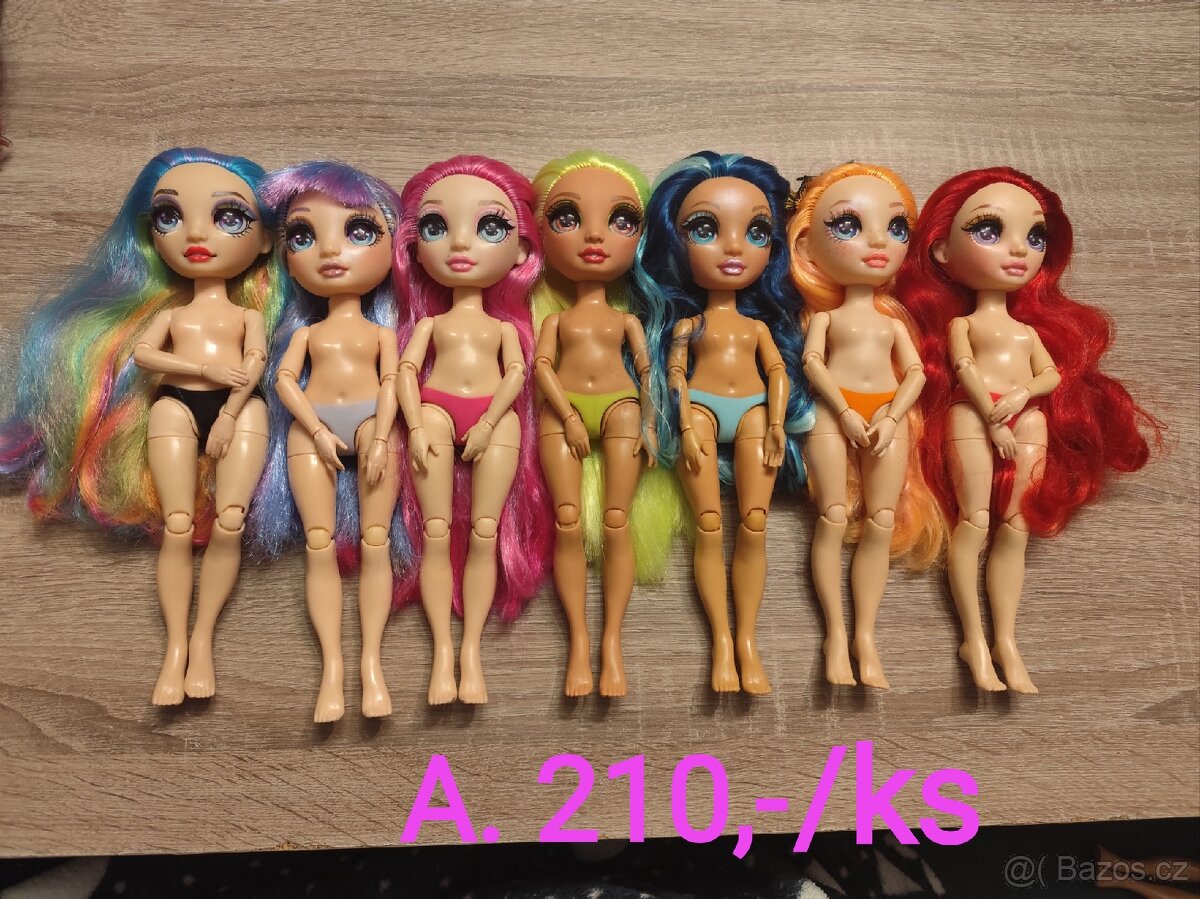 Panenky rainbow high - nahé