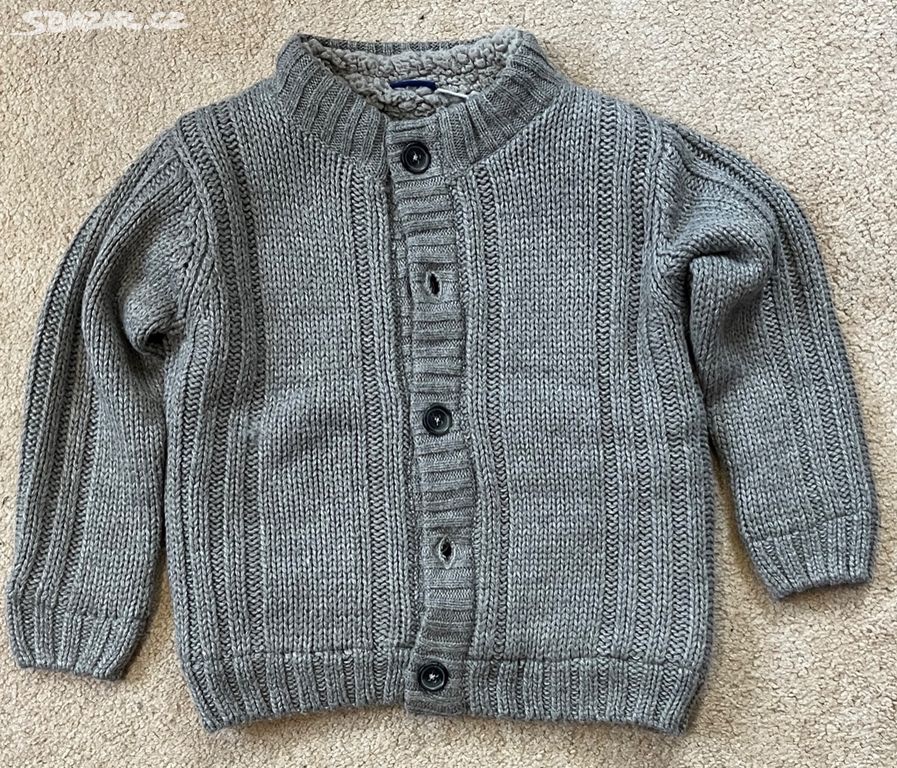 Dětský Svetr Lupilu 98/104 šedý