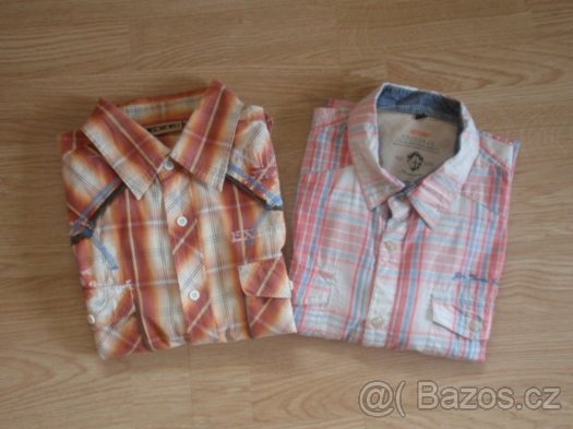 Pánské košile vel.L a XL