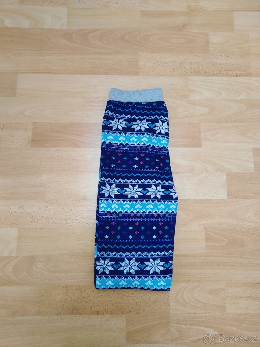 Dívčí zateplené legíny vel.146