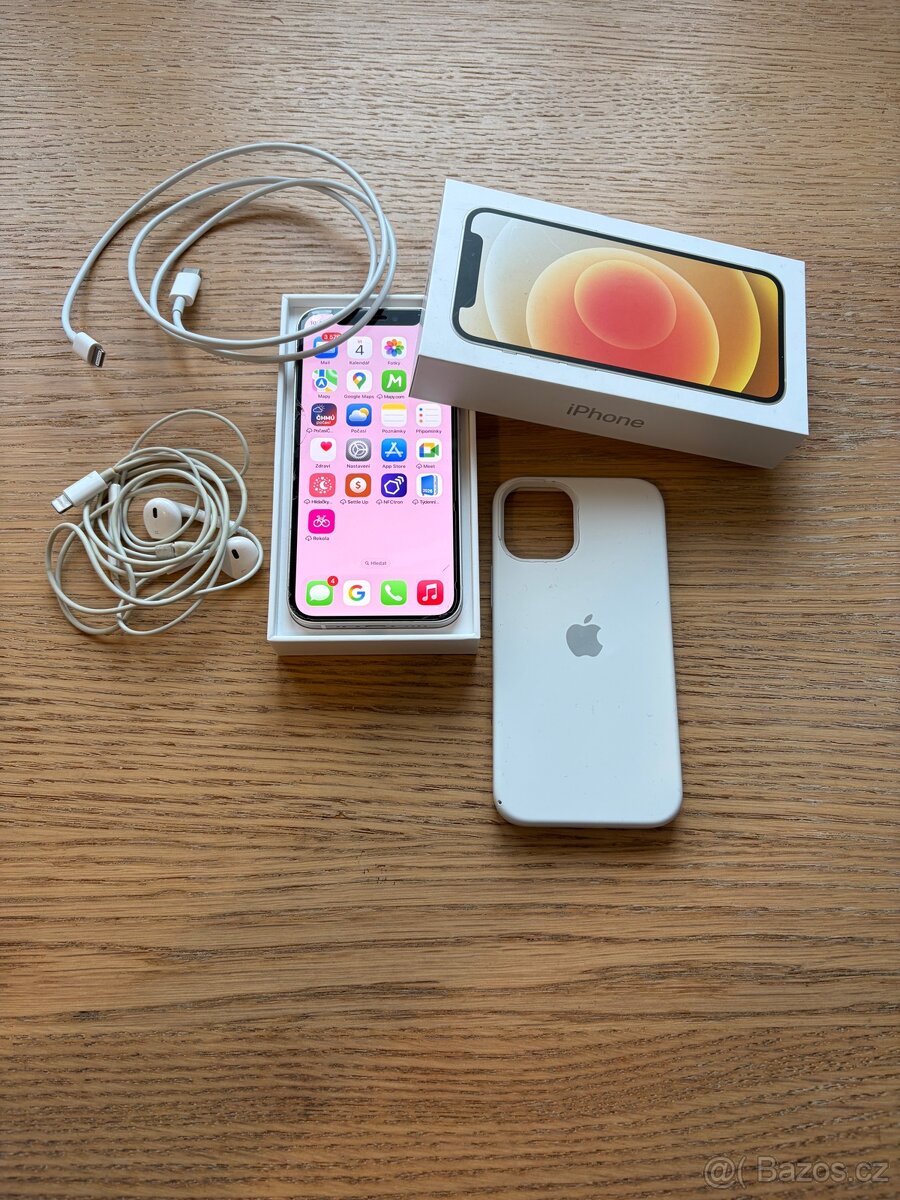 IPhone 12 Mini, 128 GB, bílý