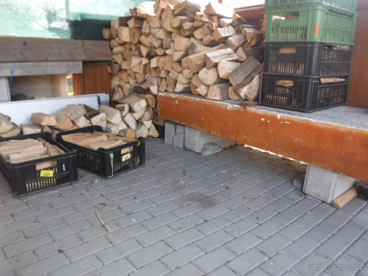 palivové dřevo suché