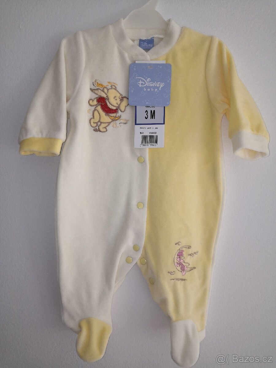 nové pyžamo pro miminko 62 (3 měsíce) žluté PÚ