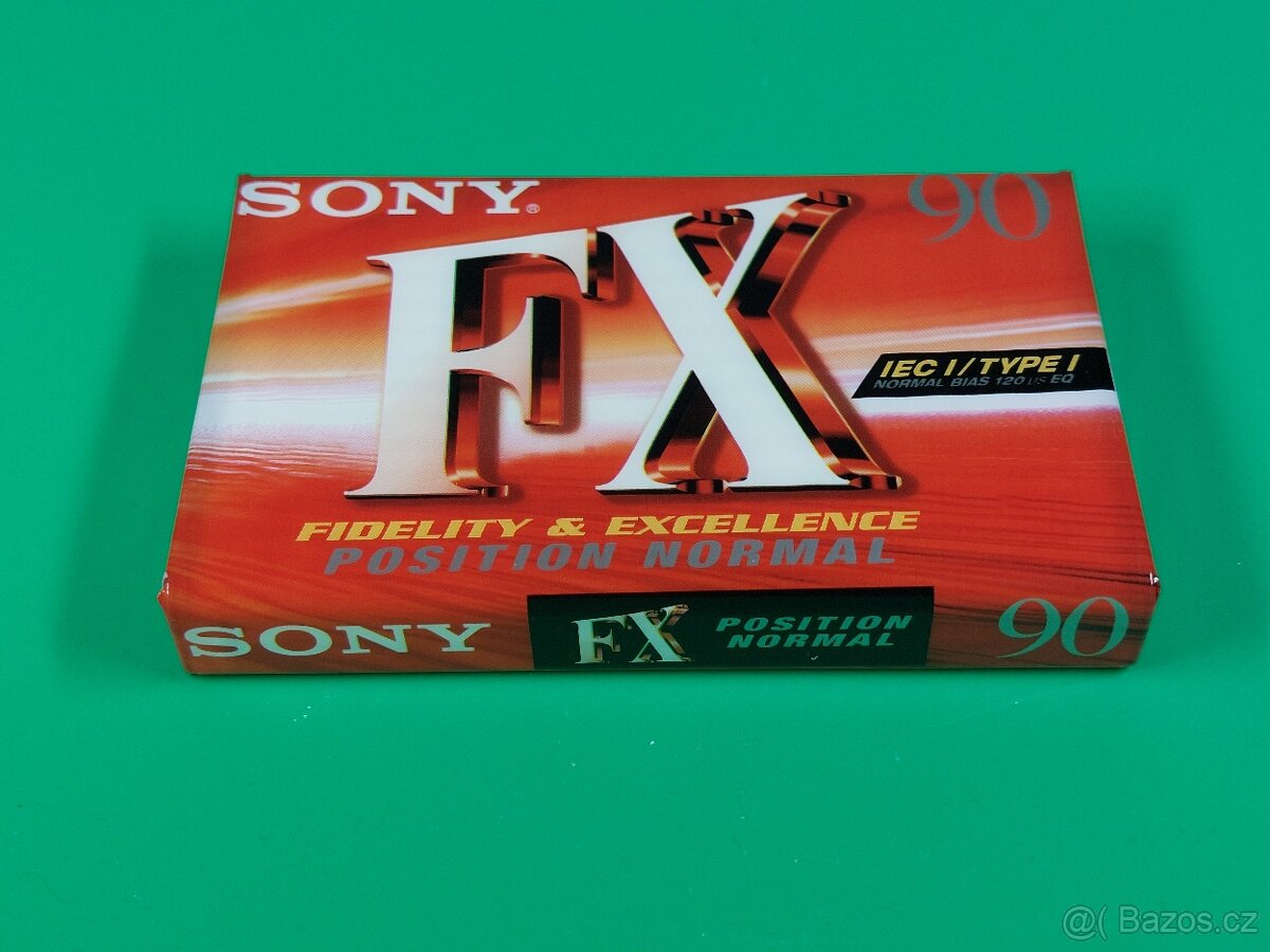 MC Audiokazeta Kazeta SONY FX 90 B nová zabalená