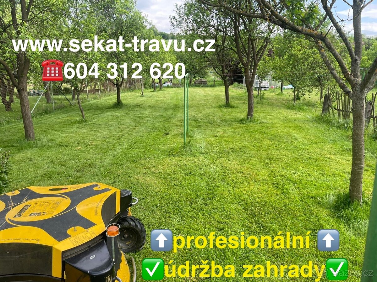 Sečení zahrady