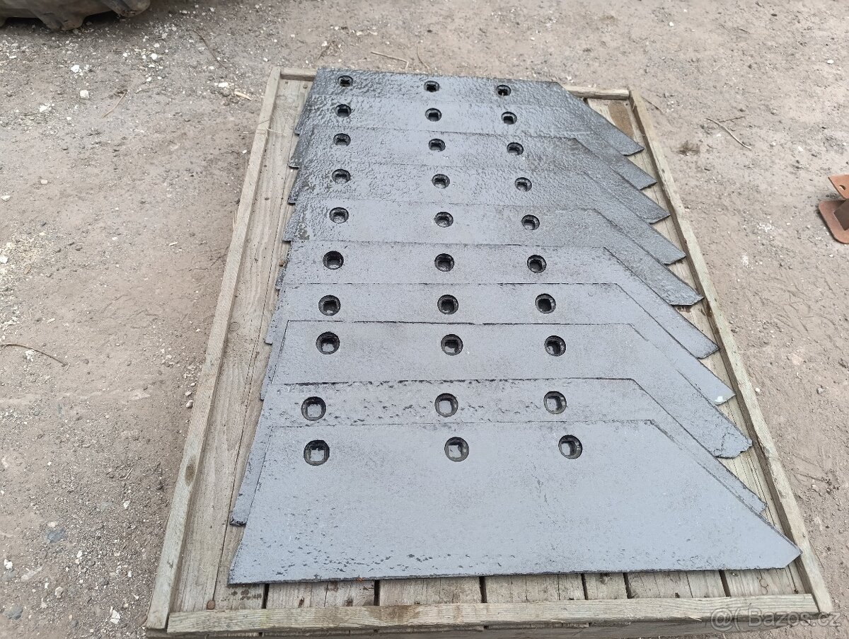 Nepoužité ostří na roudnické pluhy PH1, PHX, 3PN 35