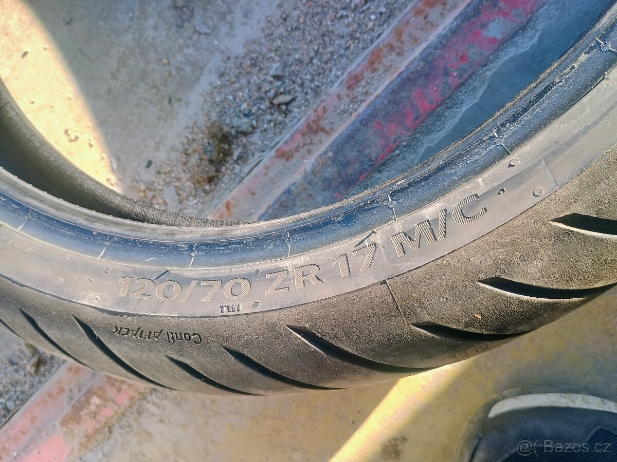 MOTO pneu 120/70-17