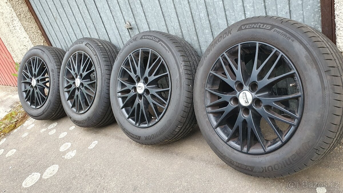 16" CMS 5x108 Ford pneu jak nové