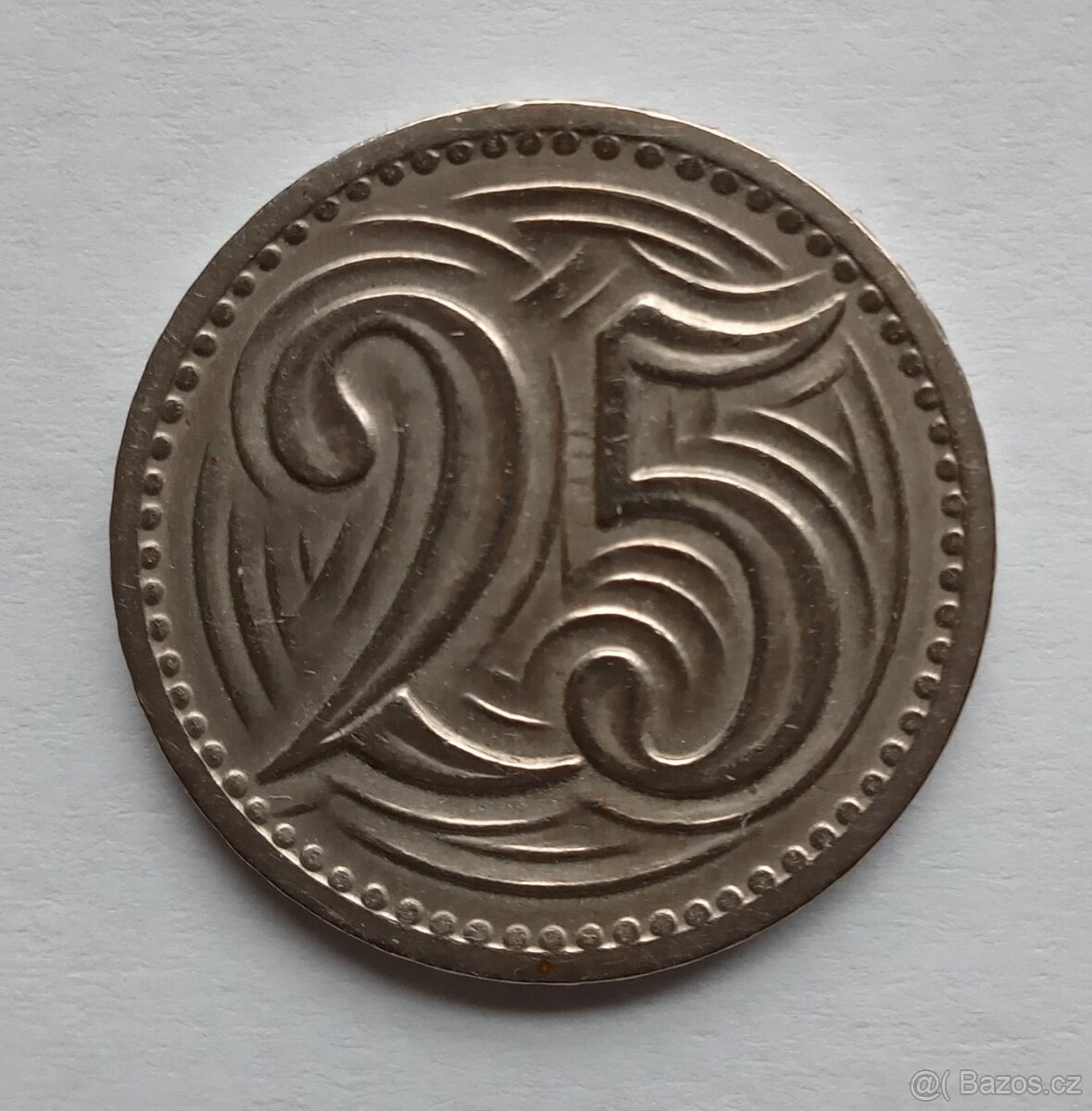 Mince 25 hal 1933 sbírkový stav výrazná sleva