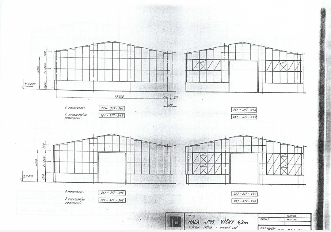 Hala 15 x 48 m