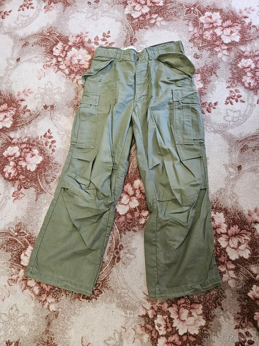 USA US Army original vojenské kalhoty M-65
