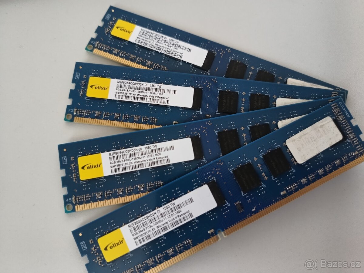 Operační paměť / RAM / 8GB / DDR3 / DDR3L