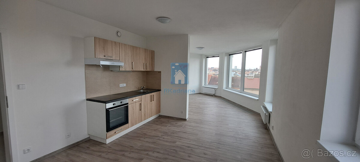 Pronájem bytu 1+KK, Plzeň - Slovany, ulice Železniční, 43 m2