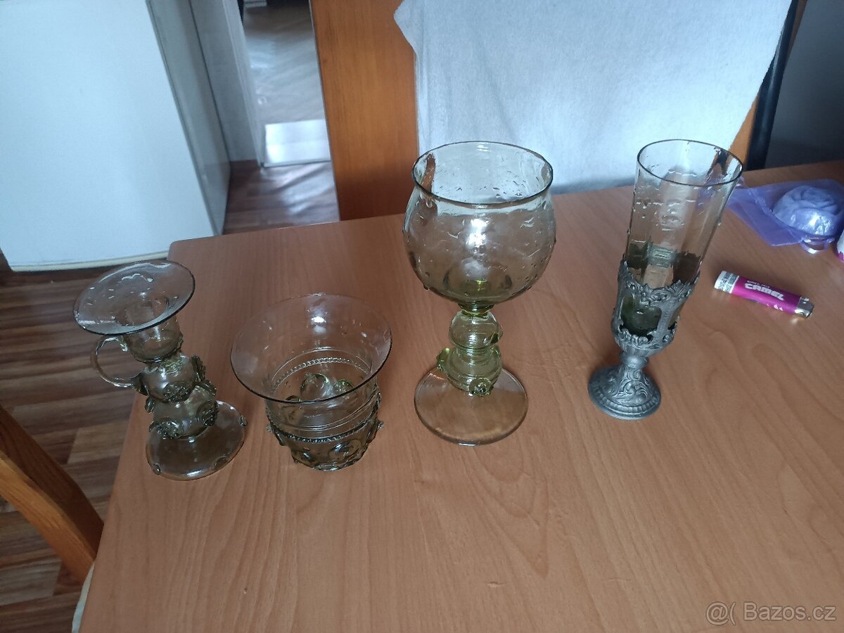 Lesní sklo poháry