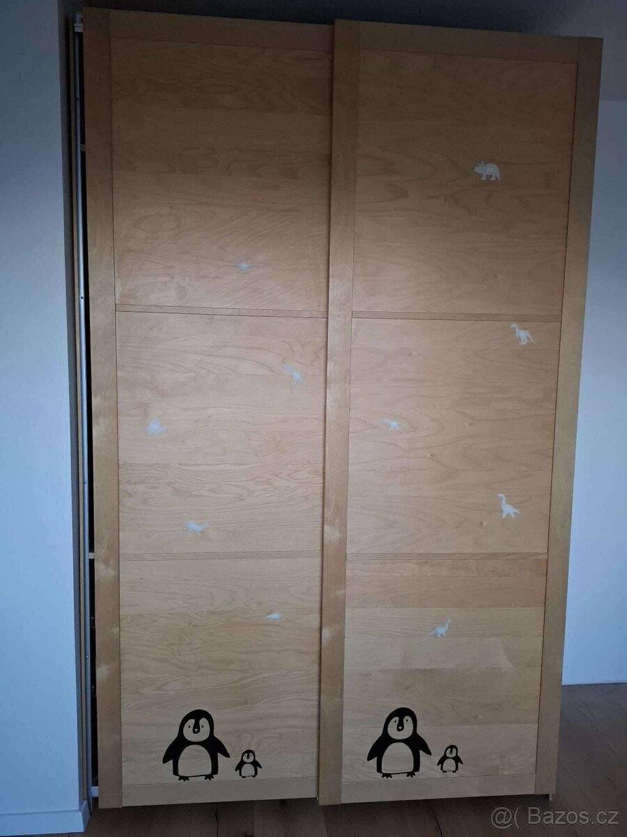 Šatní skříň pax 236/150/60