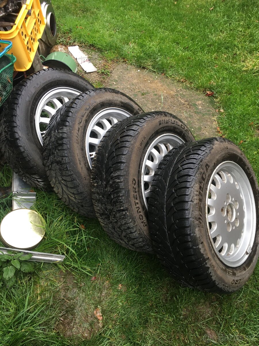 ALU kola BMW 5x112 -zimní 205/60 r15