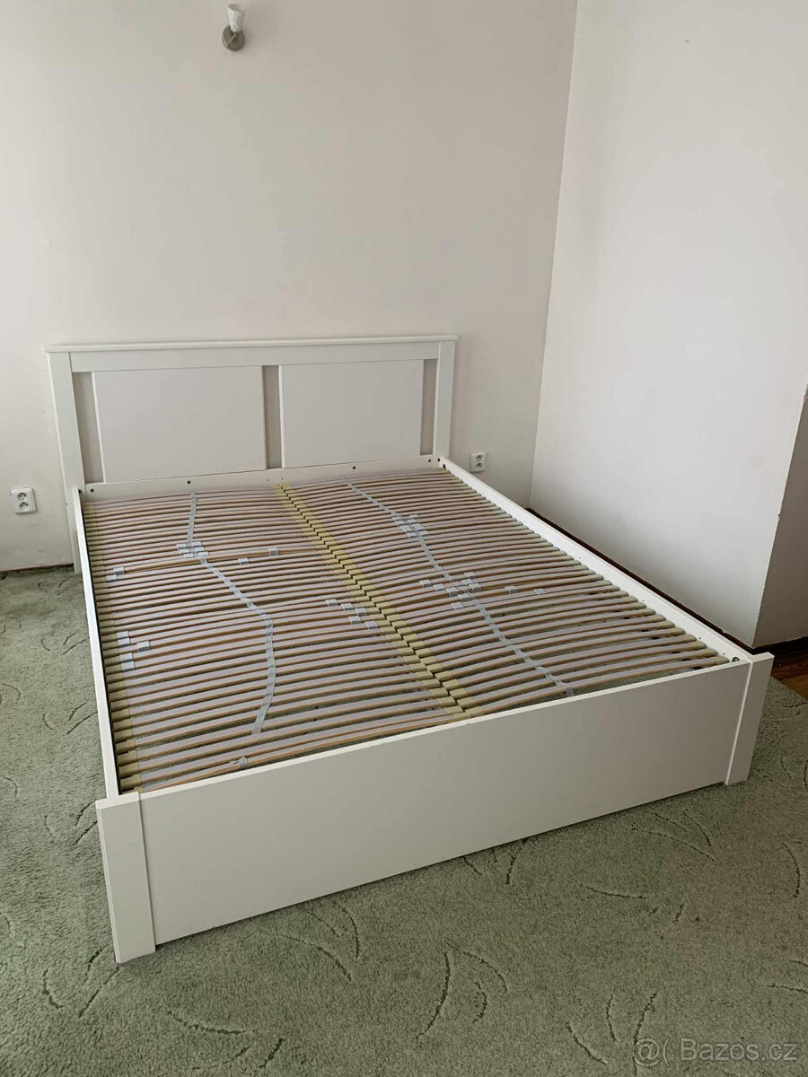 Postel IKEA 160x200 bílá Songesand