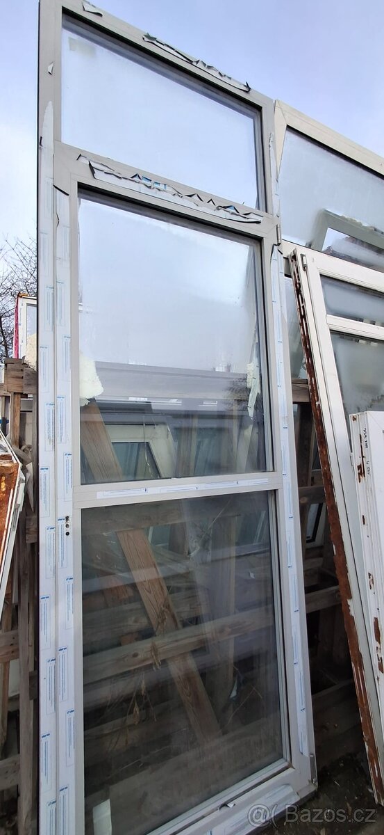 dveře balkon. hliníkové 96x279 cm jednokřídlé barva antracit