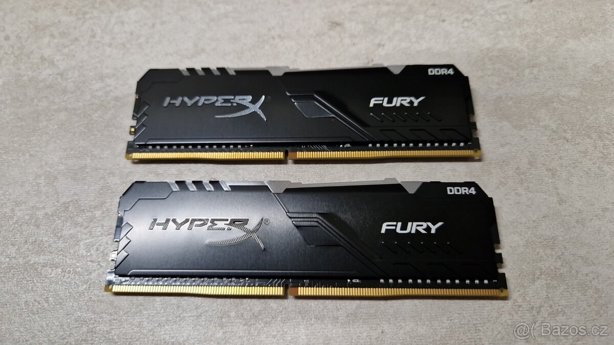 ❰ RAM DDR4 | Kingston HyperX Fury RGB 16GB Kit, 3200MHZ ❱