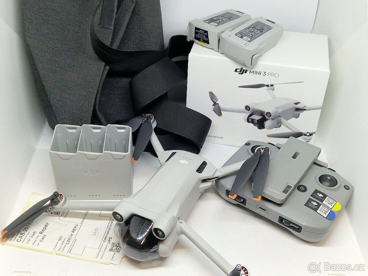 DJI mini 3 PRO z DJI care, jen 3 letové hodiny