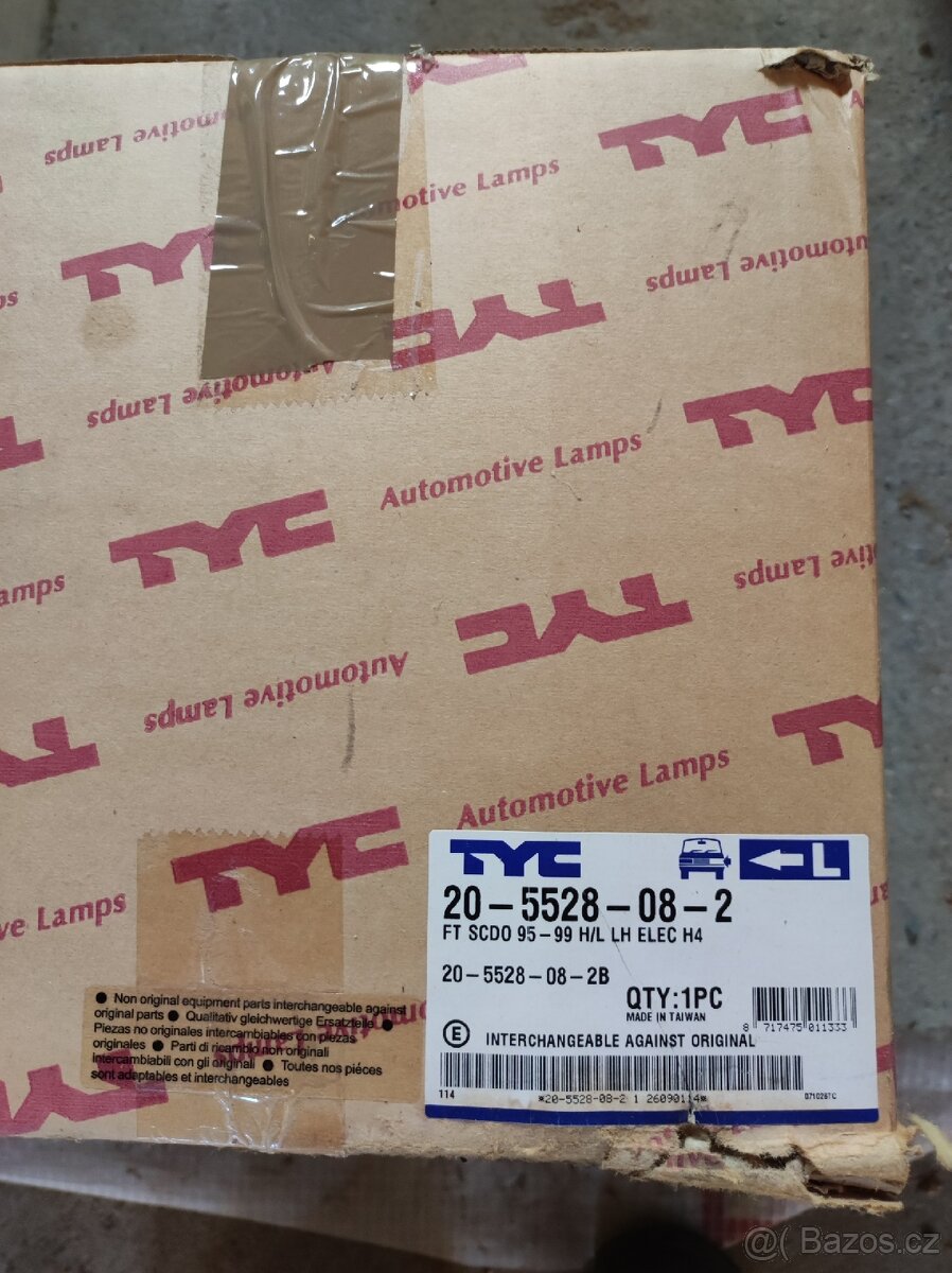 Světlomet levý Scudo 1