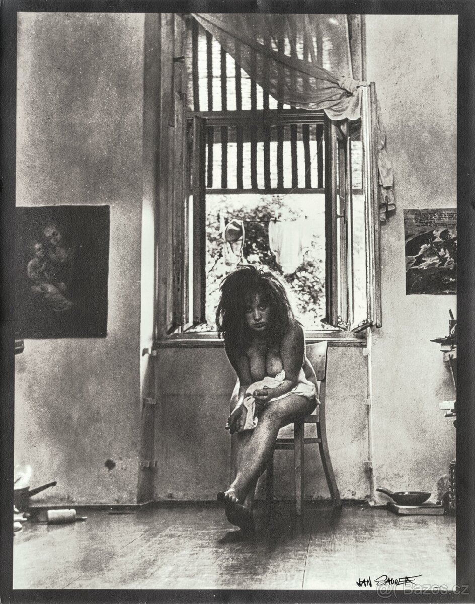 Jan Saudek - First Window (ve starém ateliéru) - orig.foto