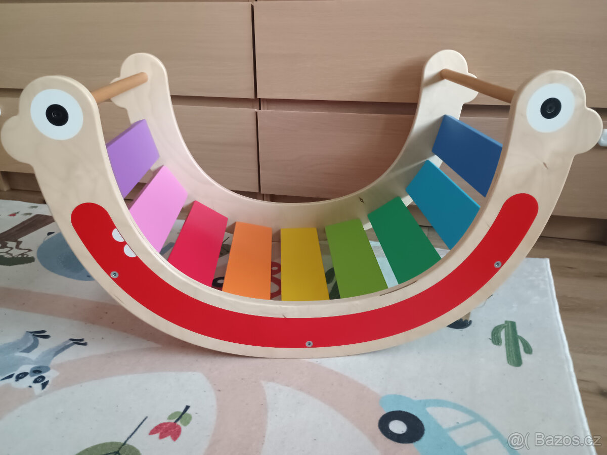 Utukutu houpačka Spectra duhová