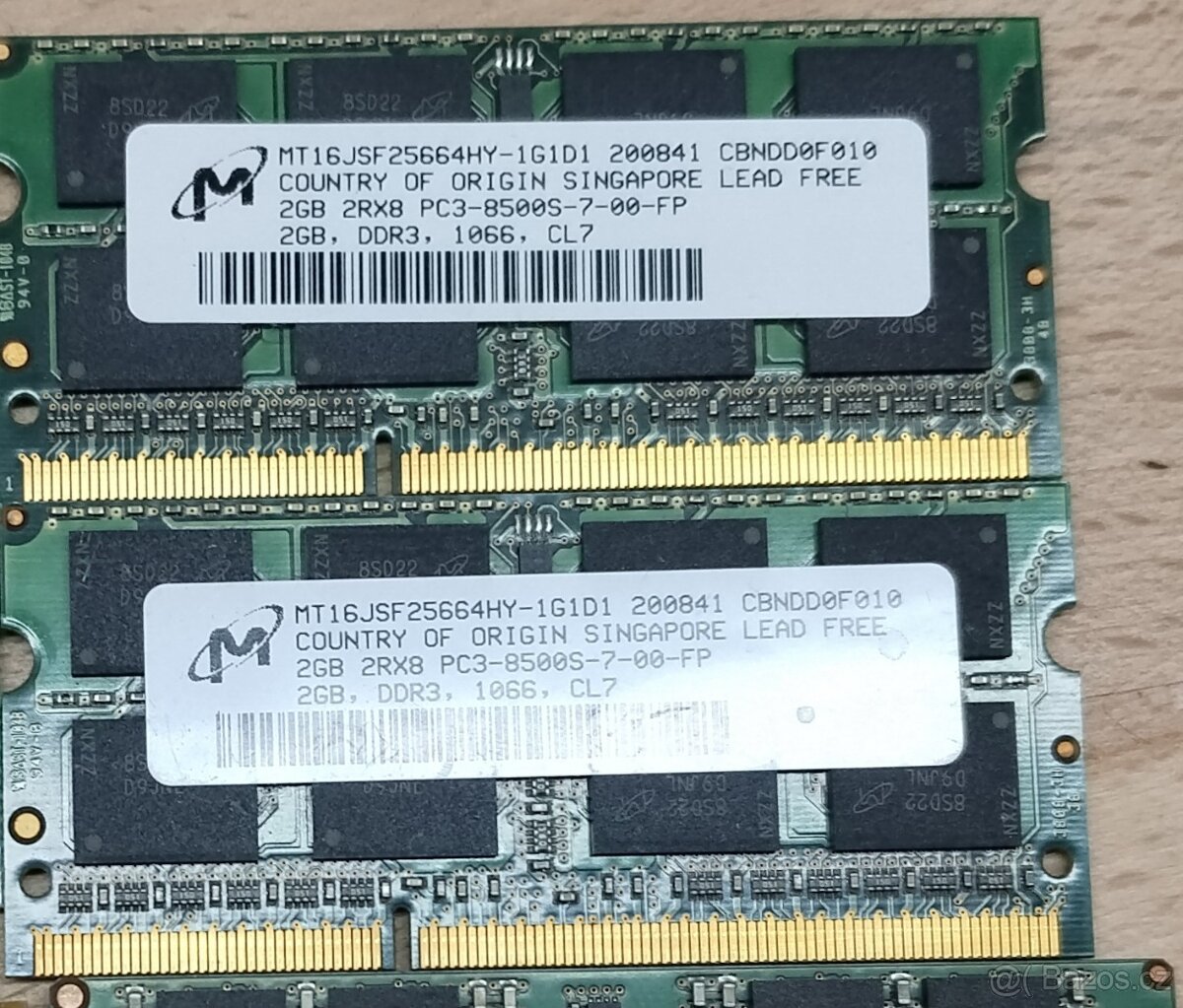 Paměť do notebooku 2GB DDR3