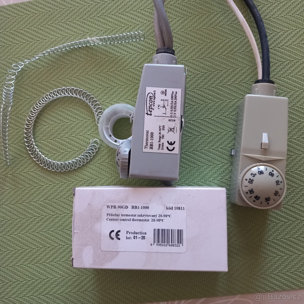 Příložný termostat