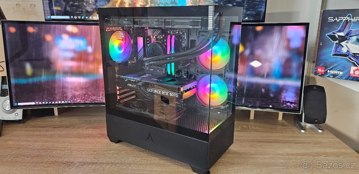 Herní PC na AM5– RTX5070/7500F/B650/32GB/1000W/Win11